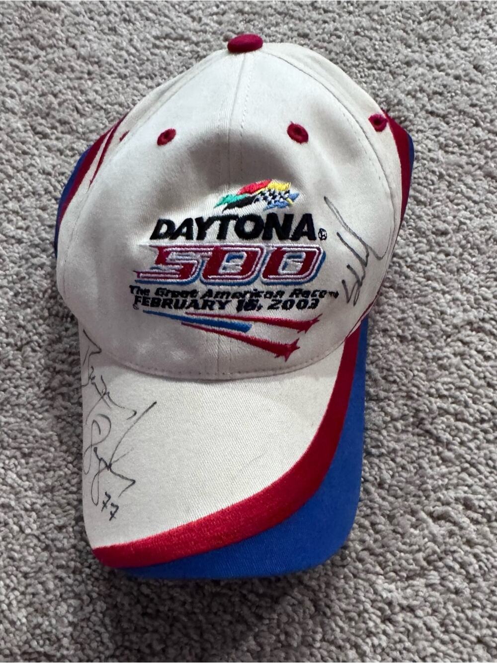 NASCAR Checkered Flag Sports 2003 Daytona 500 Racing SnapBack Cap Baseball Hat
